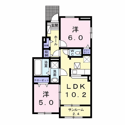 サニー・ブリーズ金屋Ｂ 101【管理NO：1-025436702-01010】 ★家具家電は申し込み後に搬入します★ ★2026年09月中旬入居可能★の外観画像