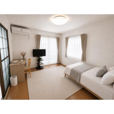 コスパだけじゃない“快適さ重視”マンスリータウン前橋朝倉町D202【前橋赤十字病院まで車で７分】【セブンイレブン🏪徒歩３分】【Wi-Fi無料📶】【２人入居OK🏡／２ＤＫ】の外観画像