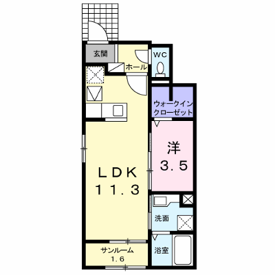 グラン　アイリス　Ⅱ 104【管理NO：1-024835302-01040】 ★家具家電は申し込み後に搬入します★ ★2026年10月上旬入居可能★の物件写真1
