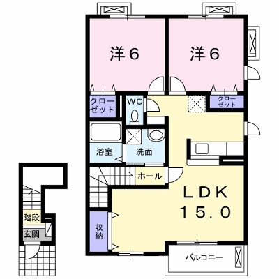 サンリット　カニラＡ 203【管理NO：1-015735901-02030】 ★家具家電は申し込み後に搬入します★ ★2026年09月中旬入居可能★の外観画像