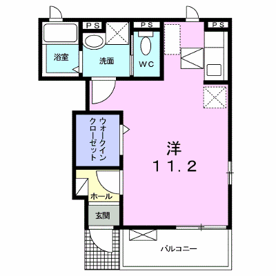 エレガン　ｈｉｒｏ 104【管理NO：1-019153901-01040】 ★家具家電は申し込み後に搬入します★ ★2026年09月中旬入居可能★の物件写真1