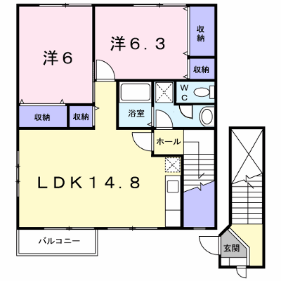 サニーヒルⅡ 201【管理NO：1-011311402-02010】 ★家具家電は申し込み後に搬入します★の外観画像