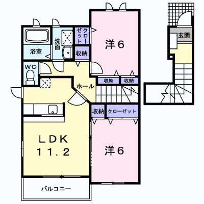 アーバンコートＡ 204【管理NO：1-016636401-02040】 ★家具家電は申し込み後に搬入します★ ★2026年11月上旬入居可能★の外観画像