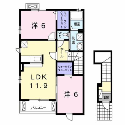 シャインズ　ウィンドⅢ 201【管理NO：1-022537801-02010】 ★家具家電は申し込み後に搬入します★ ★2026年10月中旬入居可能★の外観画像