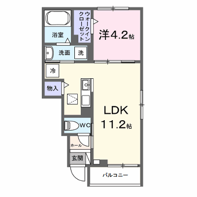 グレイス　ヒルズ 106【管理NO：1-028344201-01050】 ★家具家電は申し込み後に搬入します★ ★2026年11月下旬入居可能★の外観画像