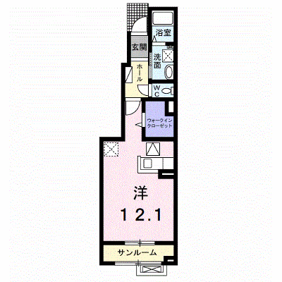 ヴィラ　アモリス　Ａ 102【管理NO：1-021912801-01020】 ★家具家電は申し込み後に搬入します★の外観画像