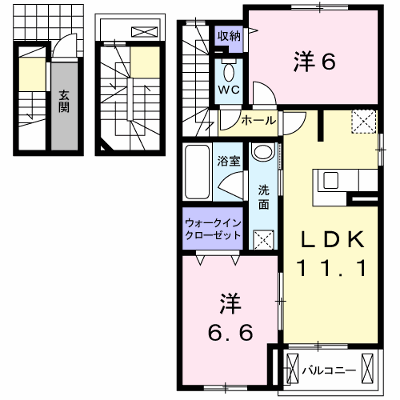クラリティ 301【管理NO：1-021968301-03010】 ★家具家電は申し込み後に搬入します★ ★2026年12月中旬入居可能★の外観画像