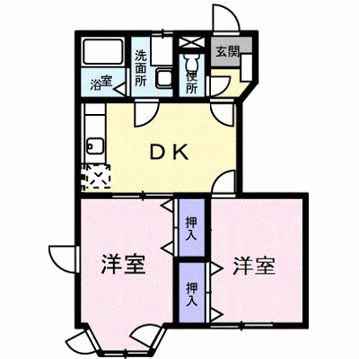 クレストール松浦 102【管理NO：1-006886001-01020】 ★家具家電は申し込み後に搬入します★ ★2026年10月中旬入居可能★の外観画像
