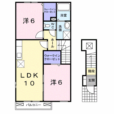 クレメント 201【管理NO：1-015683801-02010】 ★家具家電は申し込み後に搬入します★ ★2026年09月中旬入居可能★の外観画像