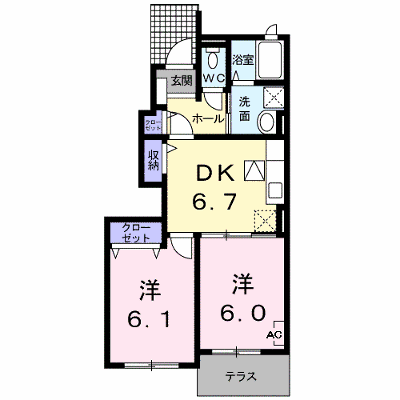 エテルノ・パラッツオⅠ 101【管理NO：1-015629101-01010】 ★家具家電は申し込み後に搬入します★ ★2026年10月中旬入居可能★の外観画像