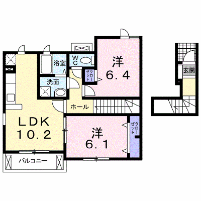 マウンテン　ローレル　Ｎ 205【管理NO：1-014476402-02040】 ★家具家電は申し込み後に搬入します★ ★2026年11月中旬入居可能★の外観画像