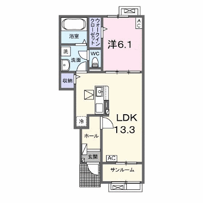 ブリリアント・Ｋ２　Ｂ 103【管理NO：1-027343002-01030】 ★家具家電は申し込み後に搬入します★の外観画像