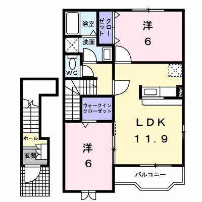 ポライトリー　ガーデンＢ棟 203【管理NO：1-014294102-02030】 ★家具家電は申し込み後に搬入します★ ★2026年10月下旬入居可能★の外観画像