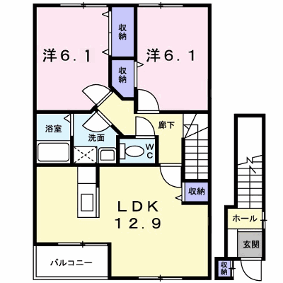 ディモーラＡ 202【管理NO：1-011815201-02020】 ★家具家電は申し込み後に搬入します★ ★2026年11月中旬入居可能★の外観画像