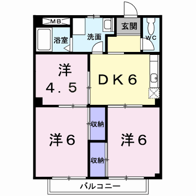 メゾン唐々 201【管理NO：1-002751301-02010】 ★家具家電は申し込み後に搬入します★の外観画像