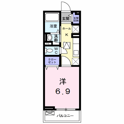 Ｈｅｒｍｉｔａｇｅ 102【管理NO：1-024153801-01020】 ★家具家電は申し込み後に搬入します★ ★2026年10月中旬入居可能★の外観画像