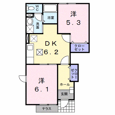 エルシャトー吉備Ⅲ 101【管理NO：1-011700301-01010】 ★家具家電は申し込み後に搬入します★ ★2026年10月中旬入居可能★の外観画像