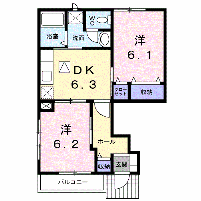 ハピネスＹ　Ⅱ 101【管理NO：1-009765802-01010】 ★家具家電は申し込み後に搬入します★ ★2026年10月中旬入居可能★の外観画像
