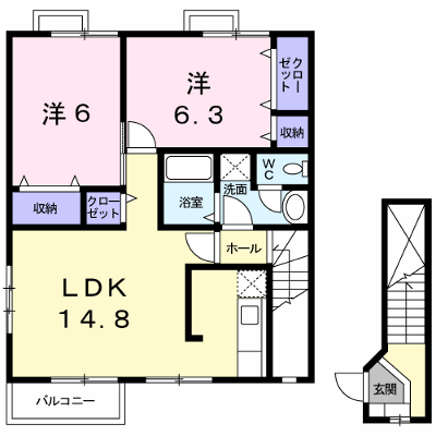 コンフォートタウン轟Ⅰ 201【管理NO：1-009413001-02010】 ★家具家電は申し込み後に搬入します★ ★2026年12月中旬入居可能★の外観画像