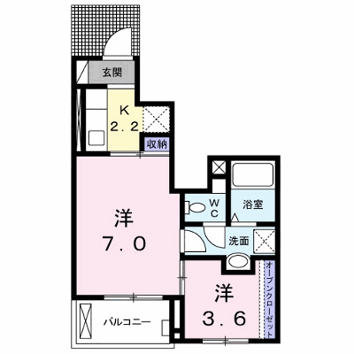 メゾンコリーヌ 103【管理NO：1-021182701-01030】 ★家具家電は申し込み後に搬入します★ ★2026年10月上旬入居可能★の外観画像