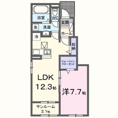 レ・トロワ・ヴァレ 102【管理NO：1-028755701-01020】 ★家具家電は申し込み後に搬入します★ ★2027年01月下旬入居可能★の外観画像