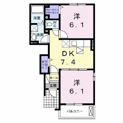 ベルアベニューⅠ 102【管理NO：1-017407301-01020】 ★家具家電は申し込み後に搬入します★ ★2026年11月中旬入居可能★の外観画像