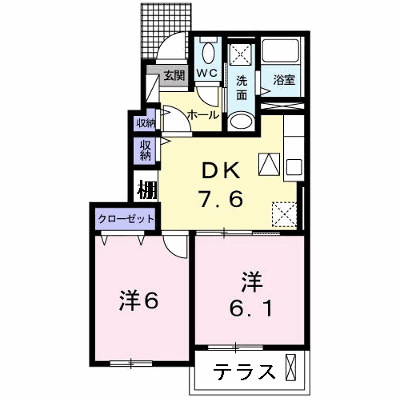 ティ・シュティル　Ⅰ番館 102【管理NO：1-018761401-01020】 ★家具家電は申し込み後に搬入します★ ★2026年10月中旬入居可能★の外観画像