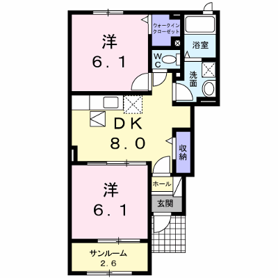 ノースリバーⅡ番館　Ｂ 102【管理NO：1-024551602-01020】 ★家具家電は申し込み後に搬入します★ ★2026年10月中旬入居可能★の外観画像