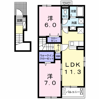 インペリアル榎鶴　Ｂ 201【管理NO：1-025586402-02010】 ★家具家電は申し込み後に搬入します★ ★2026年09月下旬入居可能★の外観画像