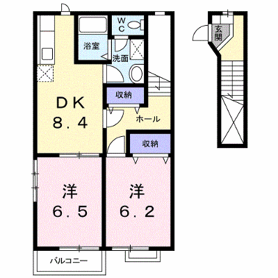 サンシャルマン 205【管理NO：1-009340101-02040】 ★家具家電は申し込み後に搬入します★ ★2026年10月中旬入居可能★の外観画像