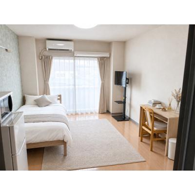 コスパだけじゃない“快適さ重視”マンスリータウン前橋問屋町A301【イオンモール高崎や吉岡町へのアクセス🚙良好！】【徒歩圏内に飲食店充実🍝☕✨】【Wi-Fi無料📶！】の外観画像