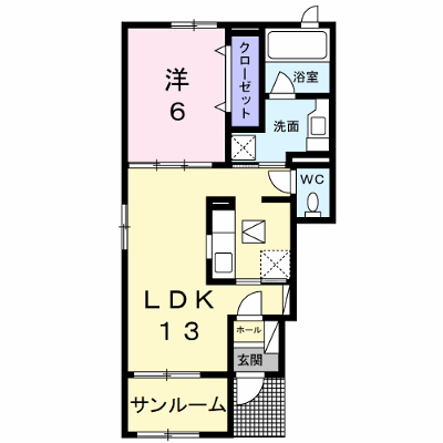 ベル・ガーデン　Ｂ 101【管理NO：1-022049602-01010】 ★家具家電は申し込み後に搬入します★ ★2026年10月中旬入居可能★の外観画像