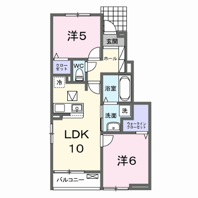 グリーシナ 106【管理NO：1-028449301-01050】 ★家具家電は申し込み後に搬入します★ ★2026年12月上旬入居可能★の外観画像