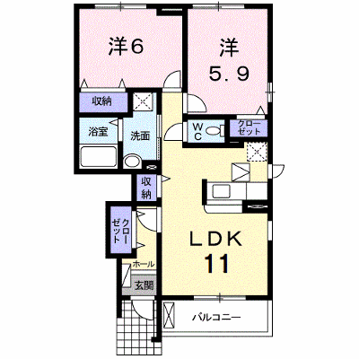 フォレスタ　ロヴィーネ　３ 103【管理NO：1-016701501-01030】 ★家具家電は申し込み後に搬入します★ ★2026年11月中旬入居可能★の物件写真1