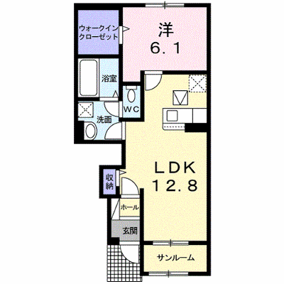 シャトルガーデンＦＳ．Ⅲ 102【管理NO：1-026492301-01020】 ★家具家電は申し込み後に搬入します★の外観画像