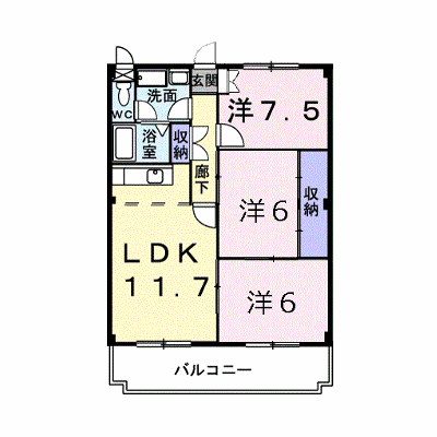 サンパレス鈴木 303【管理NO：1-004229801-03030】 ★家具家電は申し込み後に搬入します★ ★2026年10月中旬入居可能★の外観画像