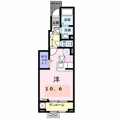 エスポワールＡ 103【管理NO：1-026716201-01030】 ★家具家電は申し込み後に搬入します★ ★2026年11月中旬入居可能★の外観画像