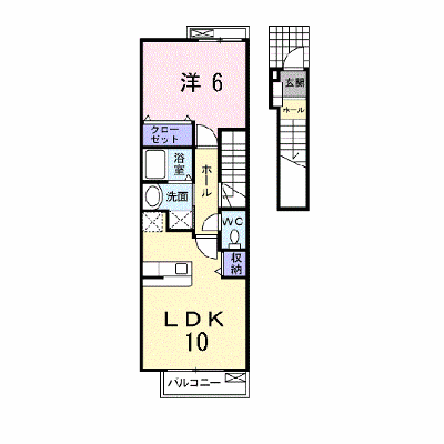 クレメントＢ 203【管理NO：1-014112802-02030】 ★家具家電は申し込み後に搬入します★ ★2026年10月下旬入居可能★の外観画像