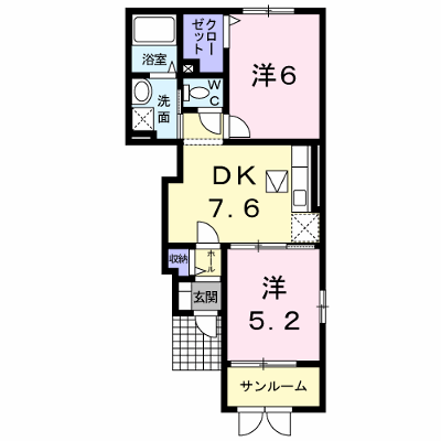 カーサ・ココメロ 104【管理NO：1-015189701-01040】 ★家具家電は申し込み後に搬入します★ ★2026年10月下旬入居可能★の外観画像