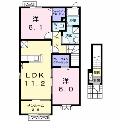 ブリーゼ 201【管理NO：1-020971901-02010】 ★家具家電は申し込み後に搬入します★ ★2026年11月上旬入居可能★の外観画像