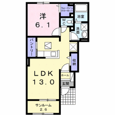 クラセント 102【管理NO：1-020241001-01020】 ★家具家電は申し込み後に搬入します★ ★2026年10月下旬入居可能★の外観画像