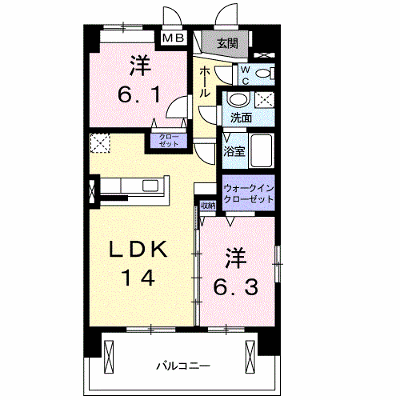 ＭＴクリアネス 501【管理NO：1-017156701-05010】 ★家具家電は申し込み後に搬入します★の外観画像