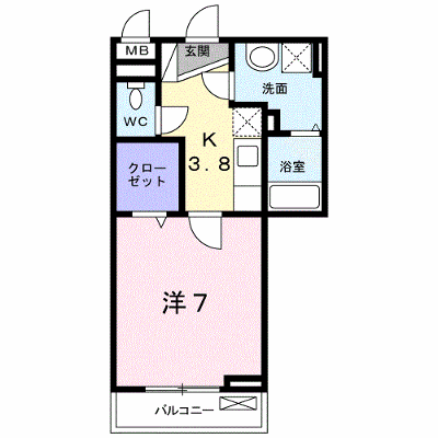 エルムス 102【管理NO：1-020170401-01020】 ★家具家電は申し込み後に搬入します★の外観画像