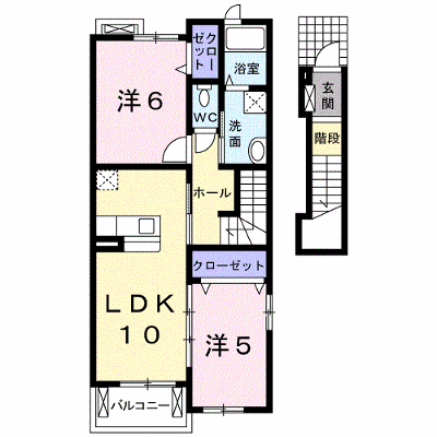 キャトルサンク 201【管理NO：1-019739301-02010】 ★家具家電は申し込み後に搬入します★ ★2026年09月中旬入居可能★の外観画像
