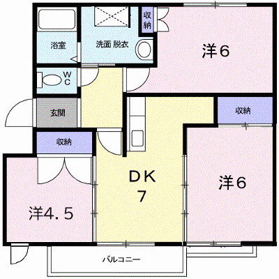 ベルコリーナケイ 101【管理NO：1-004618401-01010】 ★家具家電は申し込み後に搬入します★ ★2026年10月中旬入居可能★の外観画像