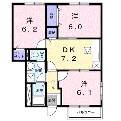 ソレイユ　スクエアーＢ 102【管理NO：1-011262402-01020】 ★家具家電は申し込み後に搬入します★ ★2026年10月下旬入居可能★の外観画像