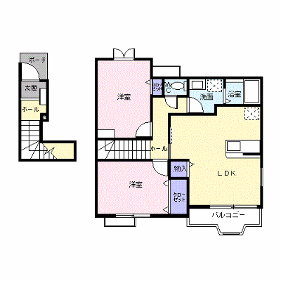 グランド　ソレイユ　Ⅰ 201【管理NO：1-013575701-02010】 ★家具家電は申し込み後に搬入します★ ★2026年10月中旬入居可能★の外観画像