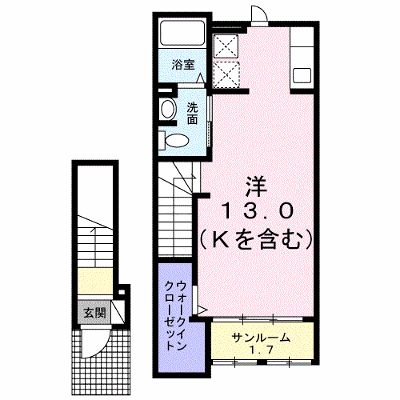 ライゼ　イヅミヤ　Ⅱ 202【管理NO：1-019258501-02020】 ★家具家電は申し込み後に搬入します★ ★2026年09月下旬入居可能★の外観画像