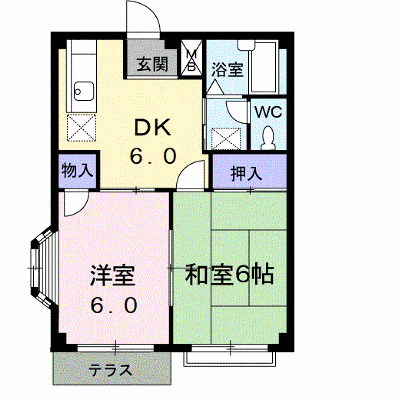 ニューエルデム仲田 103【管理NO：1-003674301-01030】 ★家具家電は申し込み後に搬入します★の外観画像
