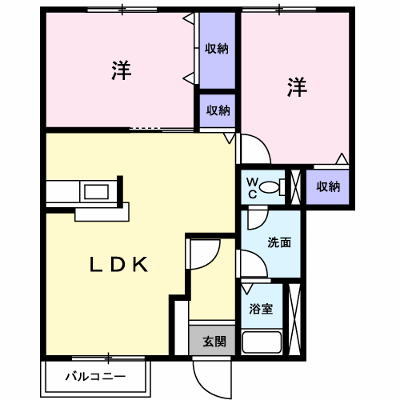 サンライズ　ナカガワ　Ｄ 103【管理NO：1-014242101-01030】 ★家具家電は申し込み後に搬入します★ ★2026年10月中旬入居可能★の外観画像
